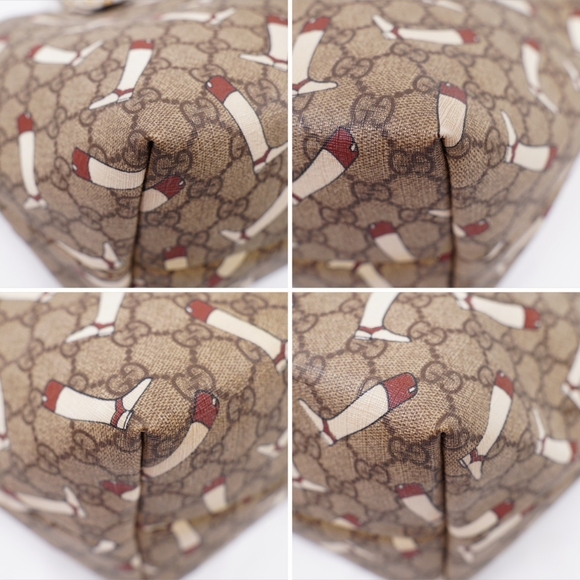 AY18❤️ Gucci GG Supreme The Boot Coated Canvas Tote - Picture 10 of 12